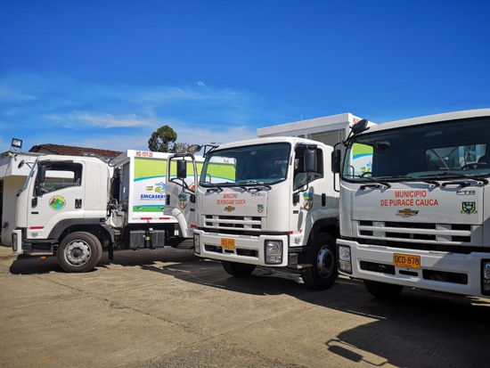 Entregan 4 nuevos carros recolectores de basura para el Cauca Entregan 4 nuevos carros recolectores de basura para el Cauca