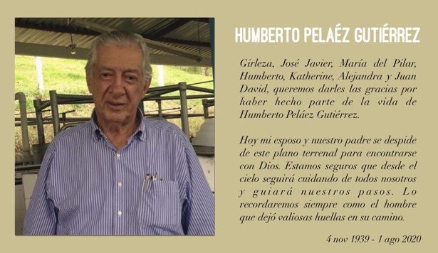 Falleció en Cali el excongresista Humberto Peláez Falleció en Cali el excongresista Humberto Peláez