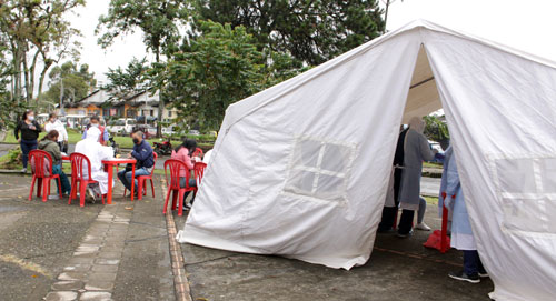 Pruebas rápidas de Covid-19 en plazas de mercado Pruebas rápidas de Covid-19 en plazas de mercado