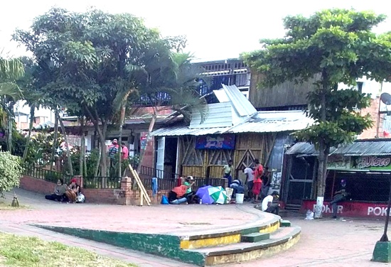 Alerta de inseguridad en Quilichao - Plazoleta Centro Comercial La Estación