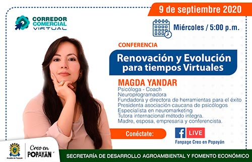 Invitación a Conferencia de bienestar empresarial, humana