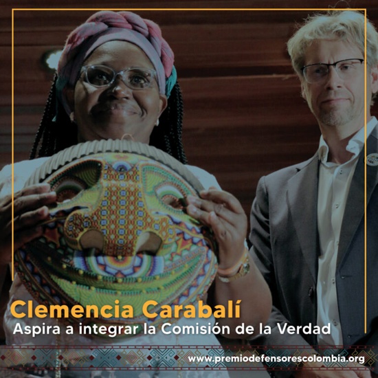 Clemencia Carabalí aspira a integrar Comisión de la Verdad