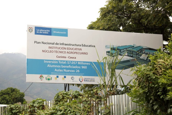 Construcción de la Institución Educativa Núcleo Escolar, reubicación por afectación de la avalancha ocurrida el pasado 7 de noviembre de 2017. Construcción de la Institución Educativa Núcleo Escolar, reubicación por afectación de la avalancha ocurrida el pasado 7 de noviembre de 2017.