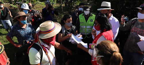 Desalojos en La Viga, por ocupación ilegal del territorio