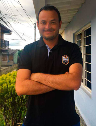 Felipe Salazar, el entrenador que representará al Cauca en Europa