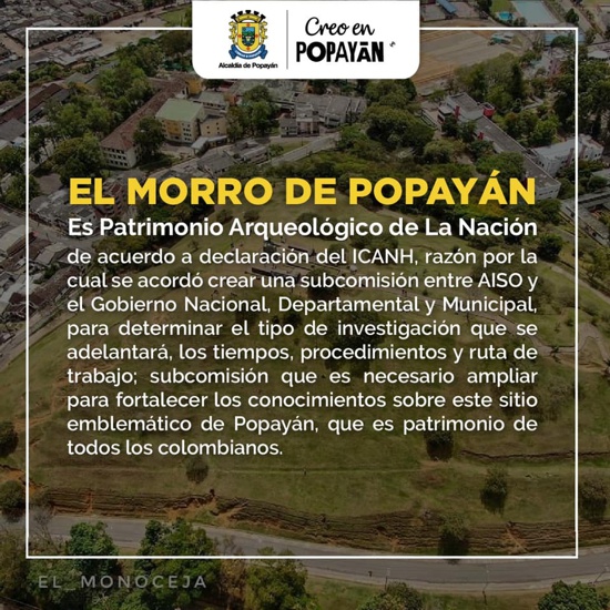 El Morro de Tulcán es Patrimonio Arqueológico de la Nación El Morro de Tulcán es Patrimonio Arqueológico de la Nación