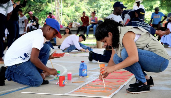 EmpoderArte Por La Paz - Fundación PLAN - Municipios de Buenos Aires y Suárez, Cauca.
