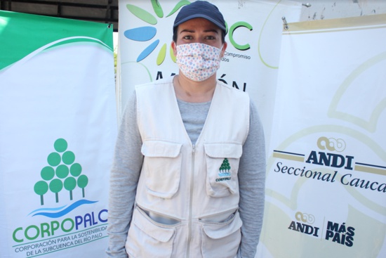 Enith Ortiz, coordinadora técnica de CorpoPalo - Ruta PosConsumo Enith Ortiz, coordinadora técnica de CorpoPalo - Ruta PosConsumo