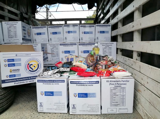 Entregan kits humanitarios para adultos mayores caucanos Entregan kits humanitarios para adultos mayores caucanos