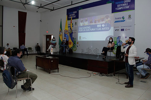 Plan de contingencia cultural, entre otras iniciativas, propuso el alcalde a gestores culturales