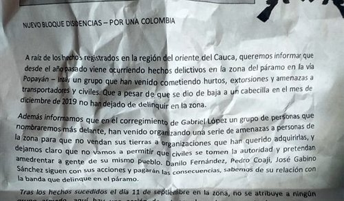 Indígenas anuncian nuevas movilizaciones