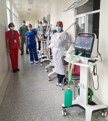Llegan 50 nuevos ventiladores al Cauca para la atención de la pandemia Llegan 50 nuevos ventiladores al Cauca para la atención de la pandemia