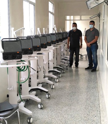 Llegan 50 nuevos ventiladores al Cauca para la atención de la pandemia Llegan 50 nuevos ventiladores al Cauca para la atención de la pandemia