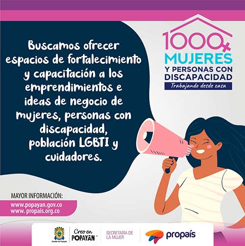 450 emprendimientos apoyará la Alcaldía y Propaís