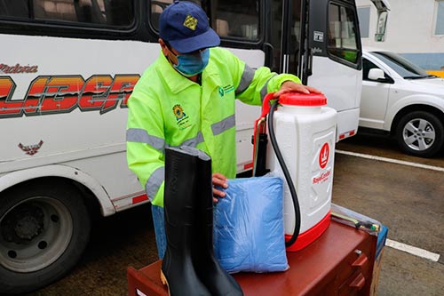 Secretaría de Tránsito de Popayán le cumple a los transportadores con kits de bioseguridad