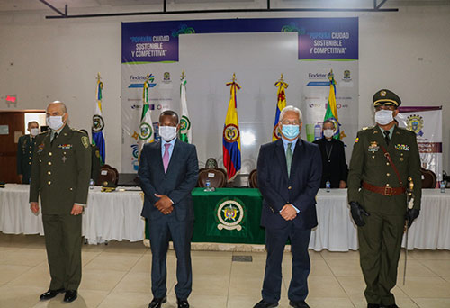 Transmisión de Mando de comandante de la Policía Metropolitana de Popayán