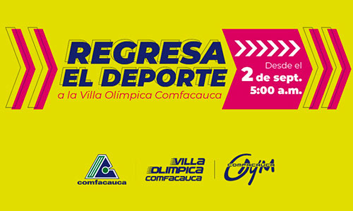 Regresa el deporte a la Villa Olímpica Comfacauca Regresa el deporte a la Villa Olímpica Comfacauca