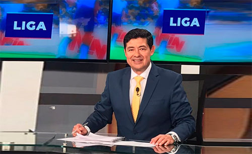 Ramiro Dueñas, periodista, narrador deportivo de Win Sports Ramiro Dueñas, periodista, narrador deportivo de Win Sports