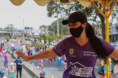Continúa el éxito de la ReCreoVia en Popayán