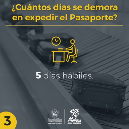5 días hábiles para adquirir mi pasaporte en el Cauca 5 días hábiles para adquirir mi pasaporte en el Cauca