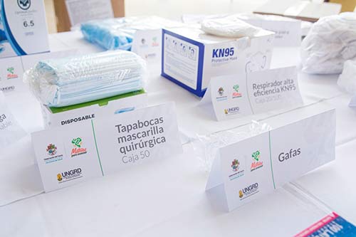 Llegaron al Cauca más de 1 millón de elementos de protección personal