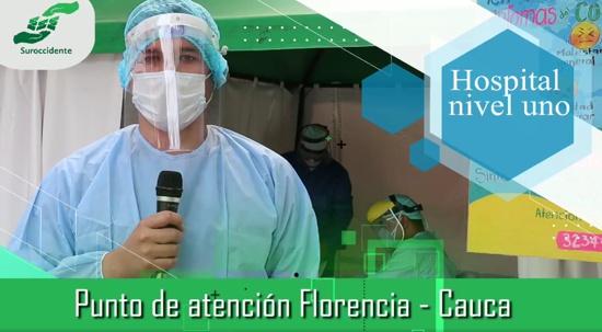 En Florencia, Cauca, se instalaron 2 Puntos para atención específica de casos Covid 19
