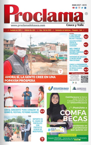 En circulación Edición Impresa #426 de Proclama del Cauca y Valle En circulación Edición Impresa #426 de Proclama del Cauca y Valle