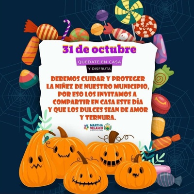 Este 31 de octubre quédate en casa y protege a tus niños - Alcaldía de Corinto