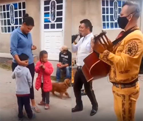 Hasta en México hablan del niño que pide canción para la mamá