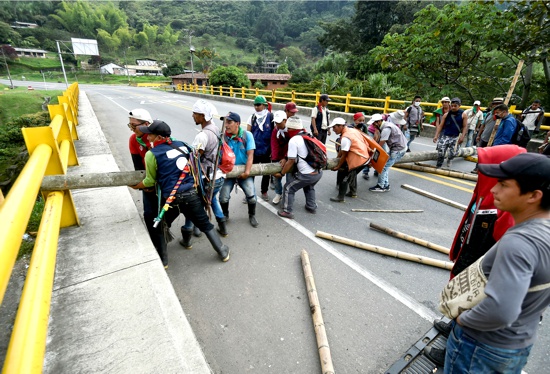 No más taponamientos sobre la vía Panamericana en el Cauca