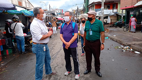 Secretaría de Tránsito atiende llamado de sector de La Esmeralda en temas de movilidad 