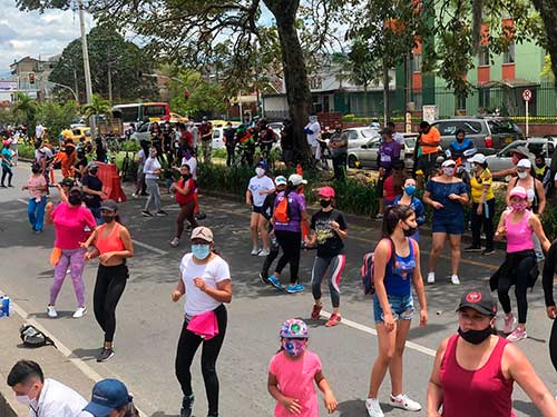 Continúa el éxito de la ReCreoVia en Popayán