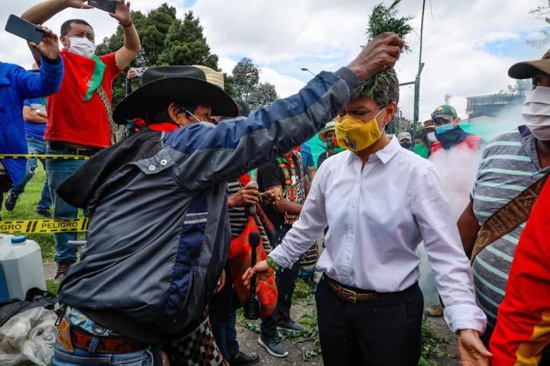 Y la minga no acabó con Bogotá - Claudia López Y la minga no acabó con Bogotá - Claudia López