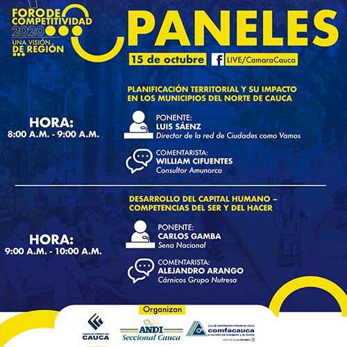 ¡Foro de competitividad fortalece a la región!