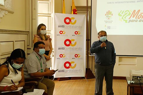 El Cauca avanza en la consolidación del Comité Departamental anticontrabando