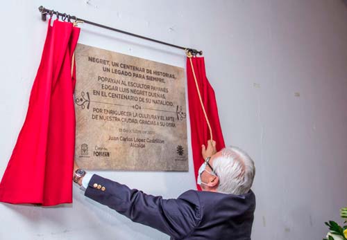 Museo Negret reabrió sus puertas y rindió homenaje al maestro payanés Museo Negret reabrió sus puertas y rindió homenaje al maestro payanés