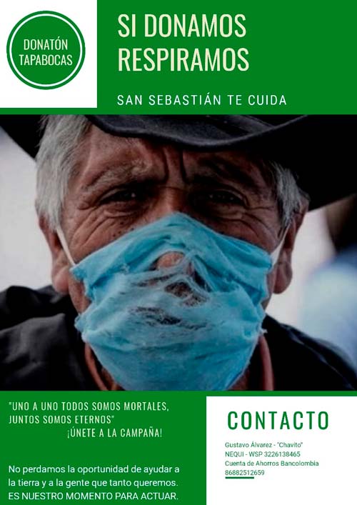Campaña Si Donamos Respiramos San Sebastián te Cuida Campaña Si Donamos Respiramos San Sebastián te Cuida