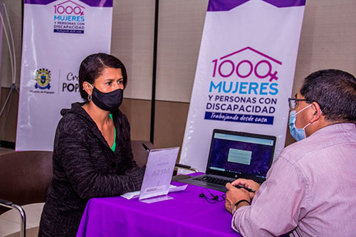 Primera rueda de negocios del programa Mil mujeres y personas con discapacidad trabajando desde casa