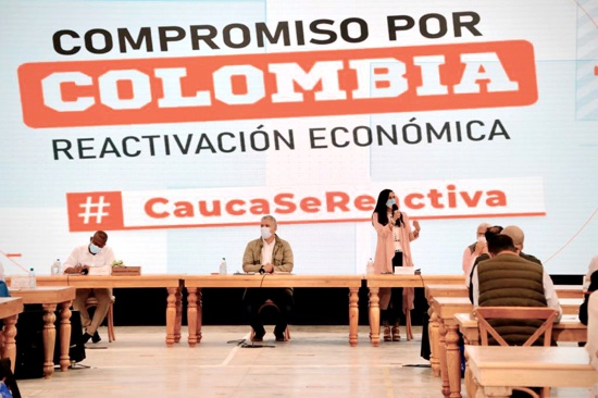 Anuncian recursos para la reactivación económica del Cauca Anuncian recursos para la reactivación económica del Cauca