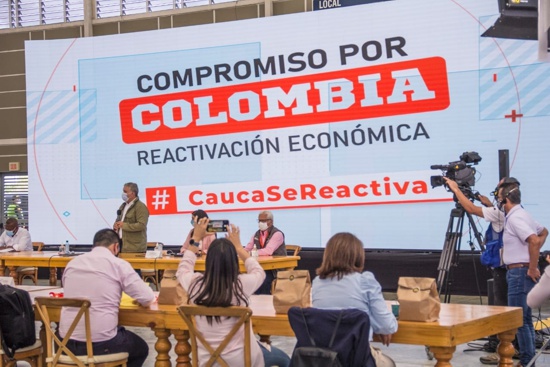 Anuncian recursos para la reactivación económica del Cauca Anuncian recursos para la reactivación económica del Cauca