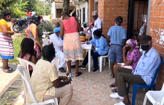 Beneficiarios del Salto Afro cumplen su labor social en Guachené