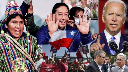 Bolivia, Chile, USA y después Colombia