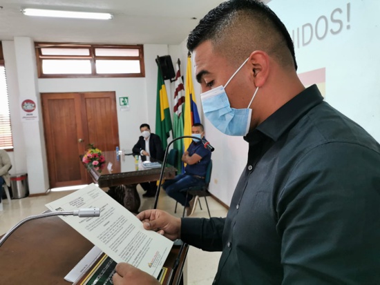 Gerardo Montenegro Paz recibió reconocimiento del Concejo de El Tambo - Cauca Gerardo Montenegro Paz recibió reconocimiento del Concejo de El Tambo - Cauca