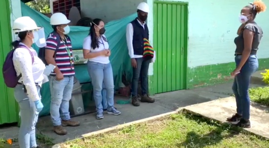 Inician obras para mejorar Institución Educativa El Palmar
