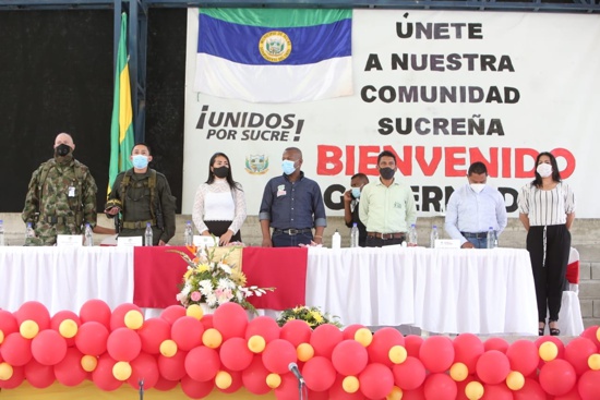Inversión educativa, vial y ambiental para el municipio de Sucre