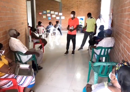 Beneficiarios del Salto Afro cumplen su labor social en Guachené