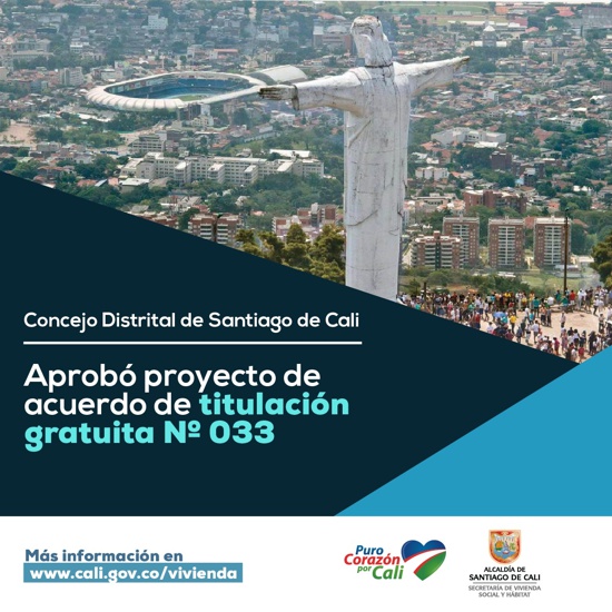 Más de 2700 predios fiscales podrán ser titulados gratuitamente - Concejo de Cali