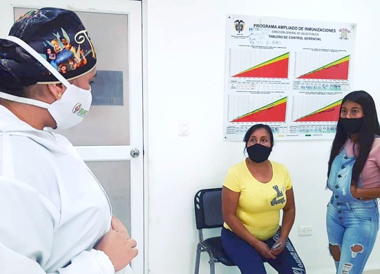 Notable asistencia a jornada de vacunación y barniz de flúor en Popayán Notable asistencia a jornada de vacunación y barniz de flúor en Popayán