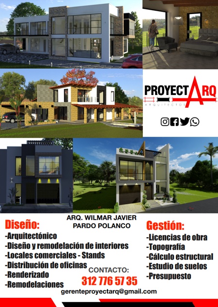 PROYECT ARQ - ARQUITECTOS - SANTANDER DE QUILICHAO