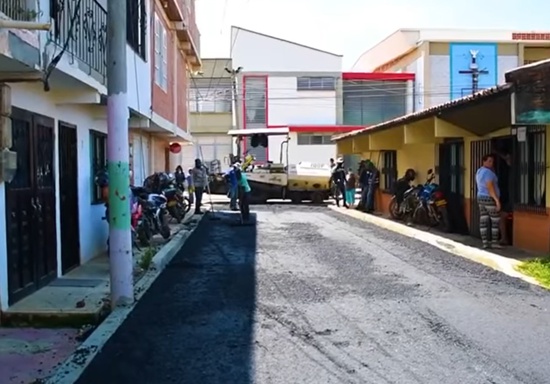 Santander de Quilichao vive el desarrollo con la pavimentación de vías Santander de Quilichao vive el desarrollo con la pavimentación de vías